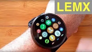Умные часы LEMFO LEMX (DM19) Android 7.1.1, 900 мАч, экран 2 дюйма, 4G, водонепроницаемость IP67: распаковка и первый взгляд