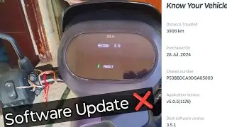 Ola S1X key varient software Update | Ola scooter update | new software Update in Ola dash software