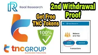 2nd Withdrawal Proof | Free TNC Tokens Received | Get Free TNC Tokens in Wallet HitBTC