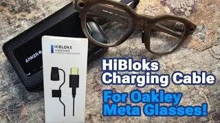 HiBloks Charging Cable for Oakley Meta Glasses!