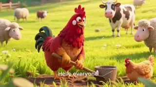 The Little Red Hen Bakes Alone! 🐔 | Who Gets the Delicious Bread? #MoralStories #ChildrensStories