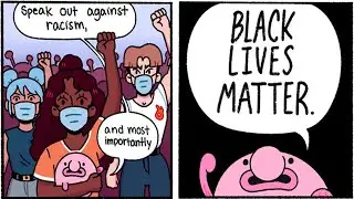 “Blobby And Friends” Comics That Masterfully Address The Social Injustice Ingrained In Everyday Life
