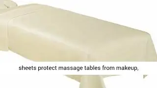 ForPro Premium Flannel 3-Pcs Massage Sheet Set for Massage Tables, Includes Flat Sheet, Fitted Sheet