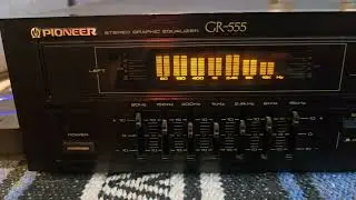 Pioneer CR-555 graphic equalizer/ mint / demo