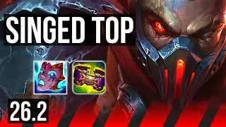 SINGED vs DARIUS (TOP) | Perfect KDA: 5/0/7 | KR Master | 26.2
