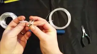 Tuto parure en fil aluminium partie 1