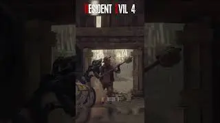 Beretta M9 vs Brute Resident Evil 4 Remake #shorts #residentevil4  #leonskennedy #re4 #re9