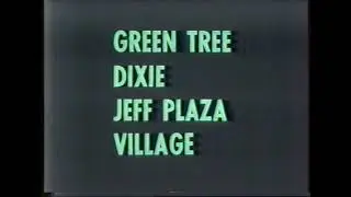 Louisville KY - 1985 - 'Now Showing' Local Theaters Commercial