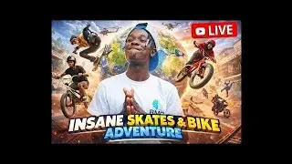 WE TOOK SKATES & BIKES TOO FAR 😱🌍 | LIVE CHAOS