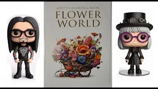 Flower World Coloring Adult Colouring Book from Temu - View All Images & Review - ASMR - Relaxation