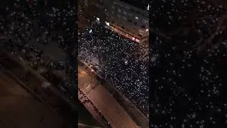 Hiljade i hiljade studenta i protest na autokomandi #srbija