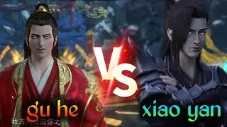Xiao yan vs gu he fighting sence|xiao yan attitude😈💯 entry status|btth fight moments|btth episode 58