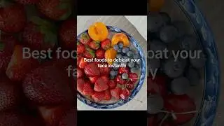 best foods to debloat your face instantly #facebloat #deblottingtips #puffinessreduction #usa