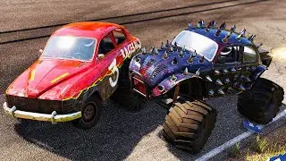 BUGZILLA Destroys EVERYTHING! Wreckfest Monster Truck! - Wreckfest