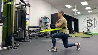 Whatsthatstrap 3D Strap - Step Back Lunge with Resisted Internal Torso Rotation