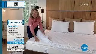 Concierge Collection Comfort Protection Mattress Pad