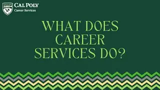 What does Career Services do?