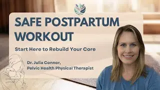 Postpartum Exercise Routine You Can Start NOW | Pelvic Floor Safe Beginner Workout