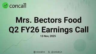 Mrs Bectors Food Q2 FY26 Earnings Conference Call | Concall.in