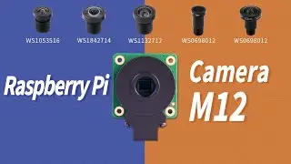 Высококачественная камера Raspberry Pi M12, 12,3-мегапиксельный сенсор IMX477R, поддержка объективов с креплением M12