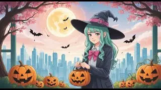 Cozy Witching Hour | Cute Halloween & Autumn Ambience 🎃🍂✨