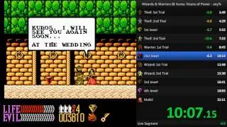 Wizards & Warriors III - Any% Speedrun - 20:37