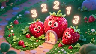Strawberry Farm Baby Visit | Fun Farm Adventure Song for Kids | Sweet Berry Rhyme 🍓🧸
