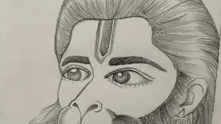 Lord Hanuman Pencil Sketch | Hand Drawing Art | Sketching Devotion
