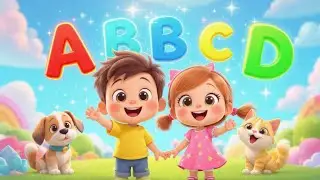 🎵 ABCD Fun Song for Kids | Learn Alphabet with Boy, Girl, Cat & Dog | PikoKids
