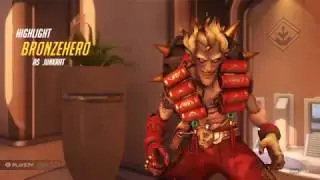 Noob junkrat misses all his shots, then gets quad kill with passive