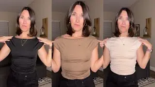Amazon 3-Pack Ruched Tops I&rsquo;m Wearing on Repeat (linked ⬇️)