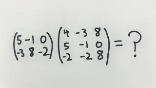 Q231 | Precalculus Basics | Multiplying 2x3 by 3x3 Matrix