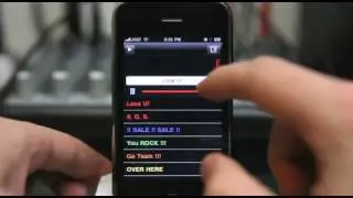 Hand Waver iPhone App Demo