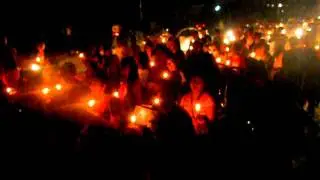 Candlelight protest: Residency Greens Greenwood City Gurgaon