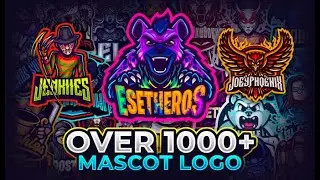 I will design gaming mascot logo for twitch, youtube, esports team
