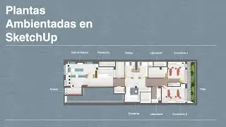 Plantas Ambientadas SketchUp