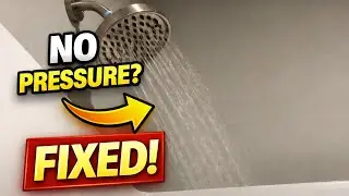 Low Shower Water Pressure Easy DIY Fix Step by Step