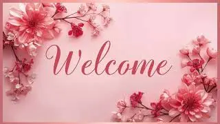 Welcome Screensaver / 4K / Wallpaper / TV Art / Frame Art