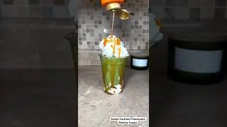 Salted Caramel Cheesecake Matcha Frappe #asmrvideo #frappecoffee #asmr #matcha #starbuckscoffee