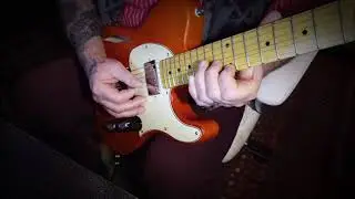 G&L Tribute ASAT Classic Bluesboy Semi-Hollow Clear Orange