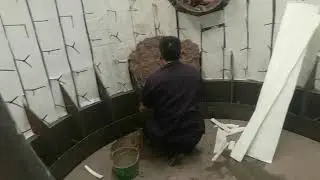 refractory castable installation
