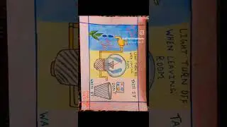 DIY Save Water Poster for School Project|Easy & Creative Water Conservation Drawing Idea! #DIYPoster