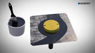 Geberit Pluvia Vapour Barrier Bitumen - Installation