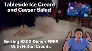 Как оплатить ужин за 300 долларов с помощью кредитных карт Hilton &mdash; Посмотрите, как я обслуживаю ужин у стола &mdash; Bull and Bear
