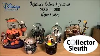 Nightmare Before Christmas Disney Store Snowglobes Water Balls 2008-2011
