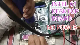 Intel 61 desktop board no power ! intel desktop board #intel #desktop #viralvideo #utube 