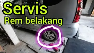 cara membersihkan kampas rem belakang mobil avanza