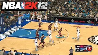 NBA 2K12 (PC) Gameplay - Miami Heat Vs Dallas Maverics