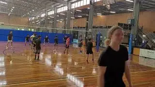 centen vs corinda practice match set 1