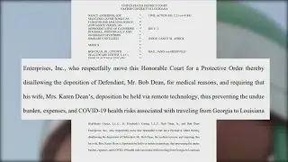 Bob Dean claims medical condition prohibits his ability from going to court